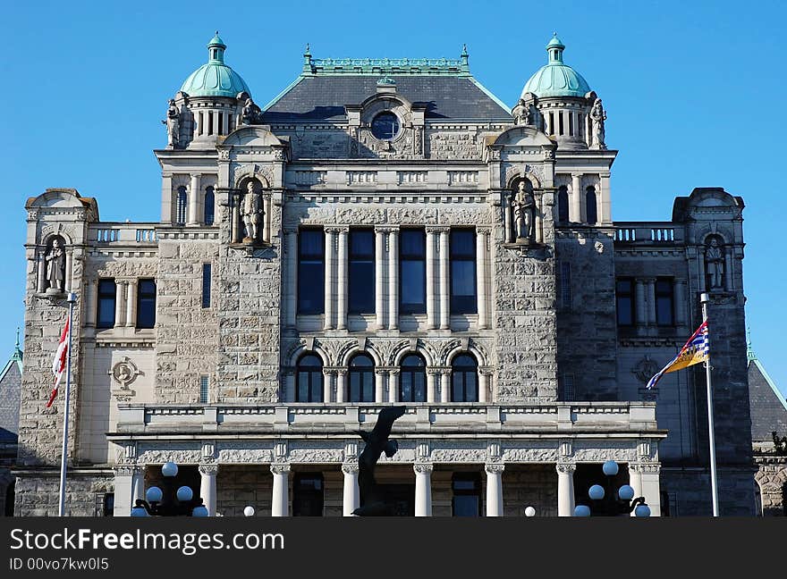 The parliament building in victoria, british columbia, canada