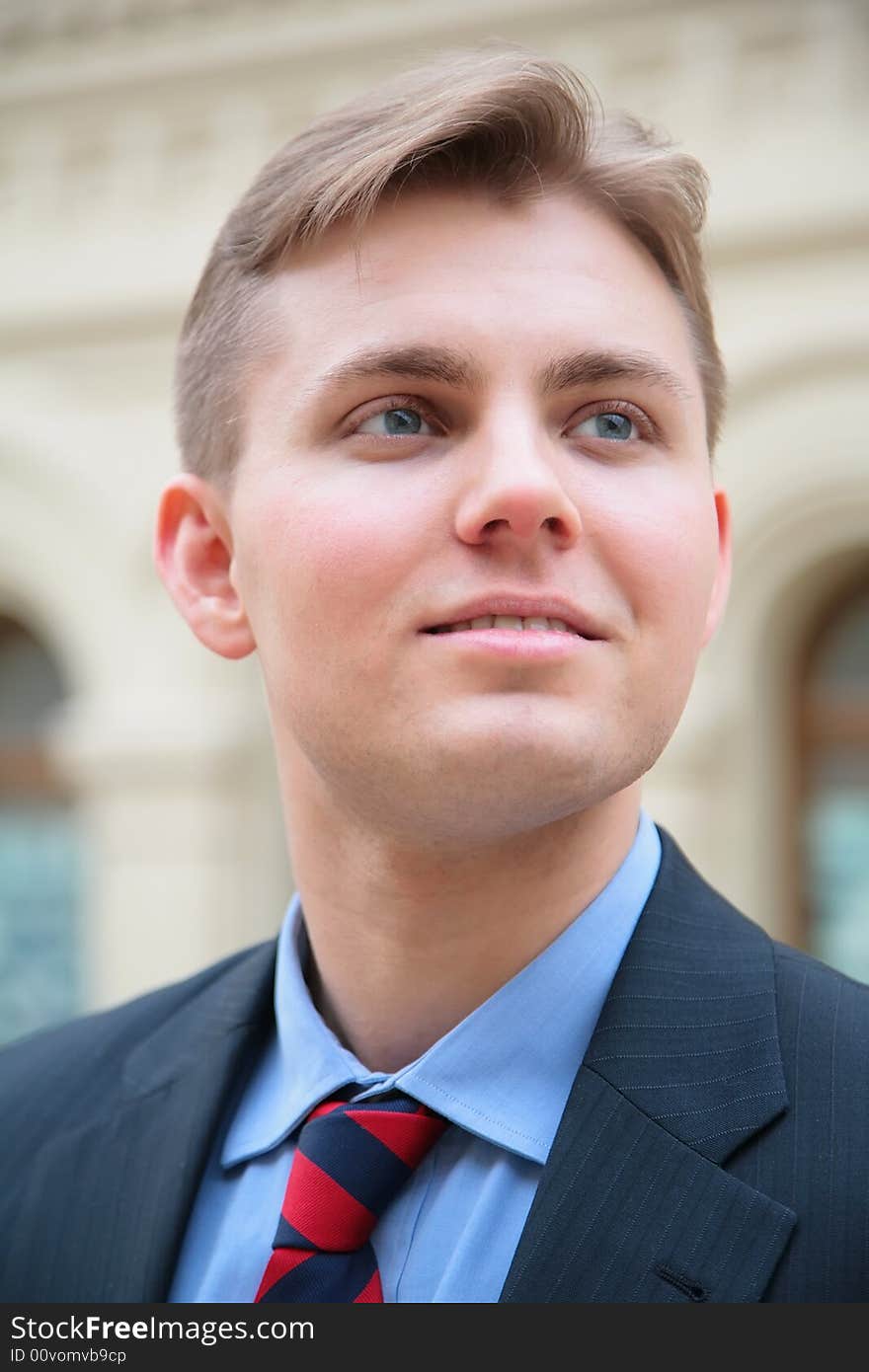 Portrait of a young businessman