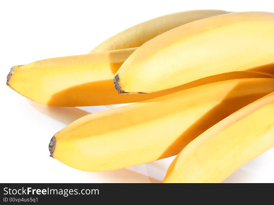 Bunch of bananas isolated on white background. Bunch of bananas isolated on white background