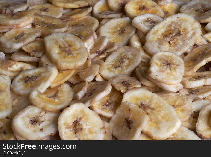 Dried bananas