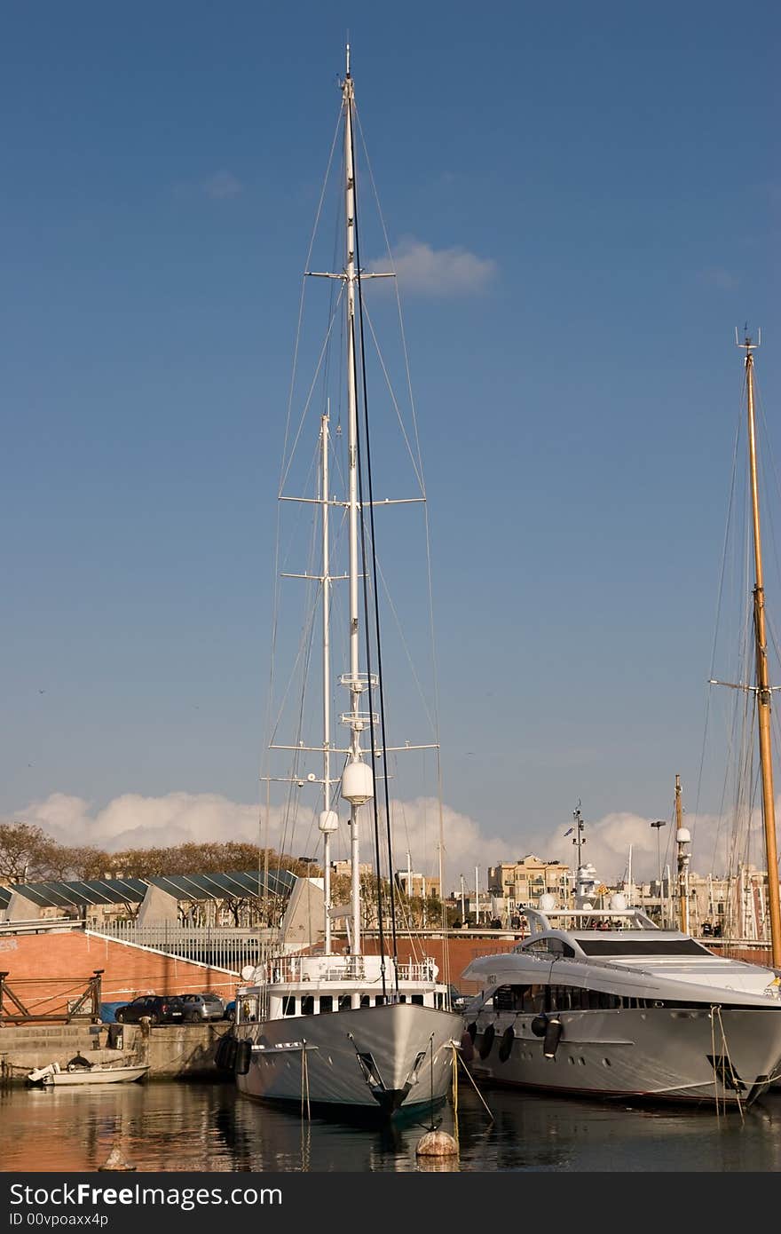 Barcelona harbor