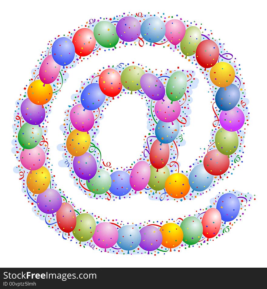 Balloons and confetti - Commercial At