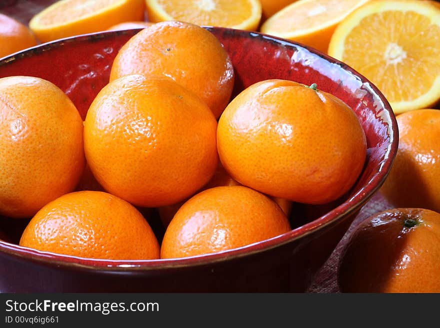 Orange still life