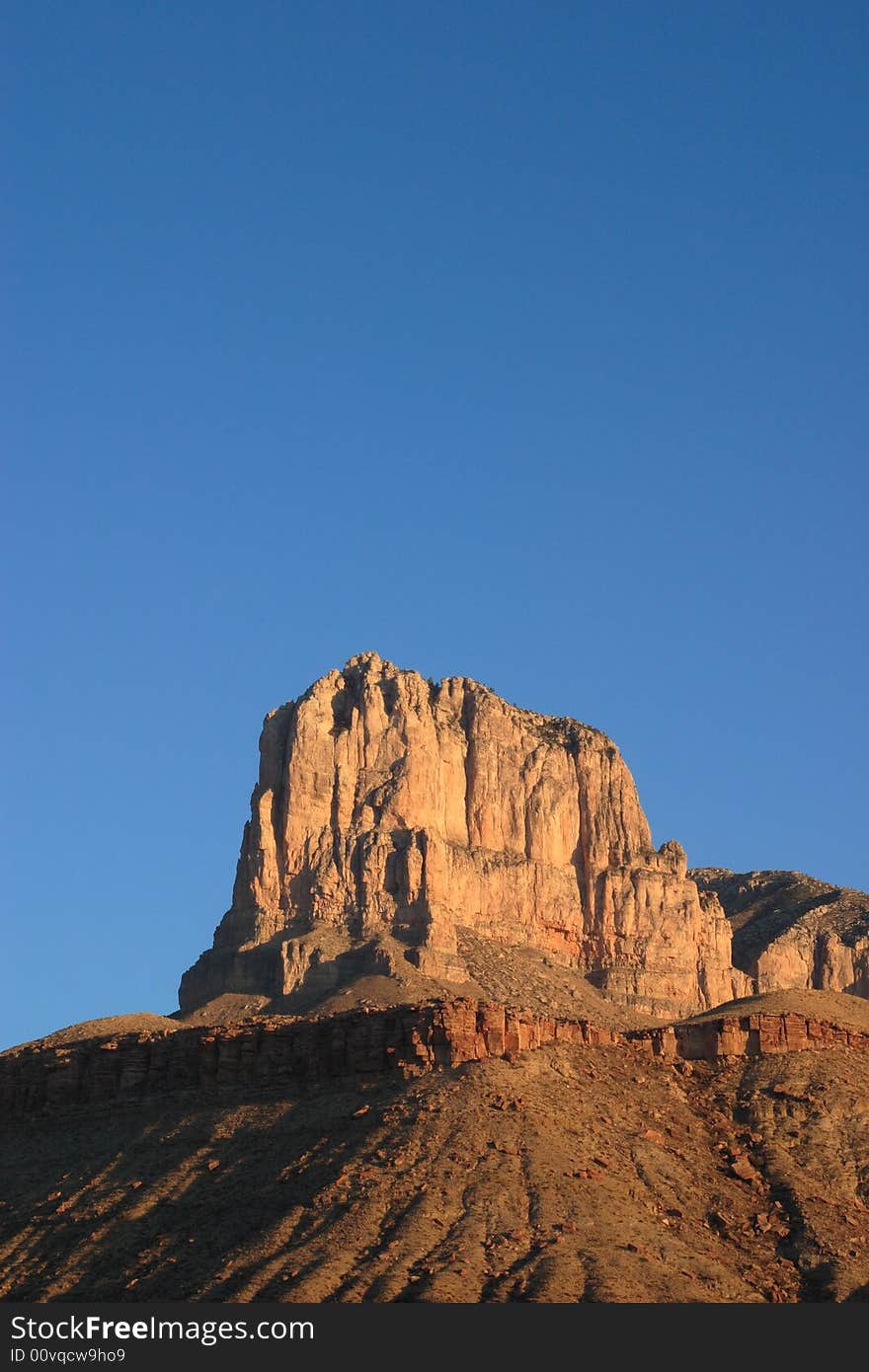 El Capitan at Sunrise - Guadalupe Mountains National Park