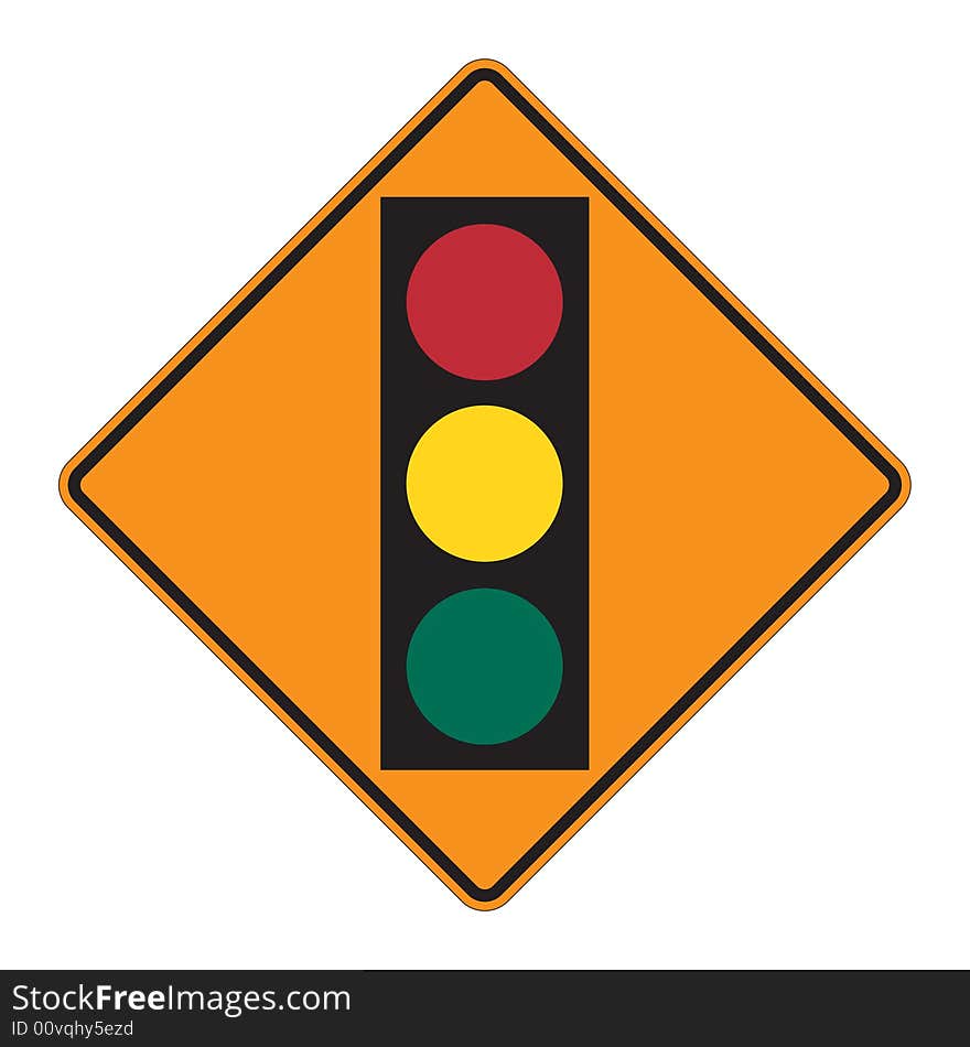 Road Sign Warning - Signal ahe