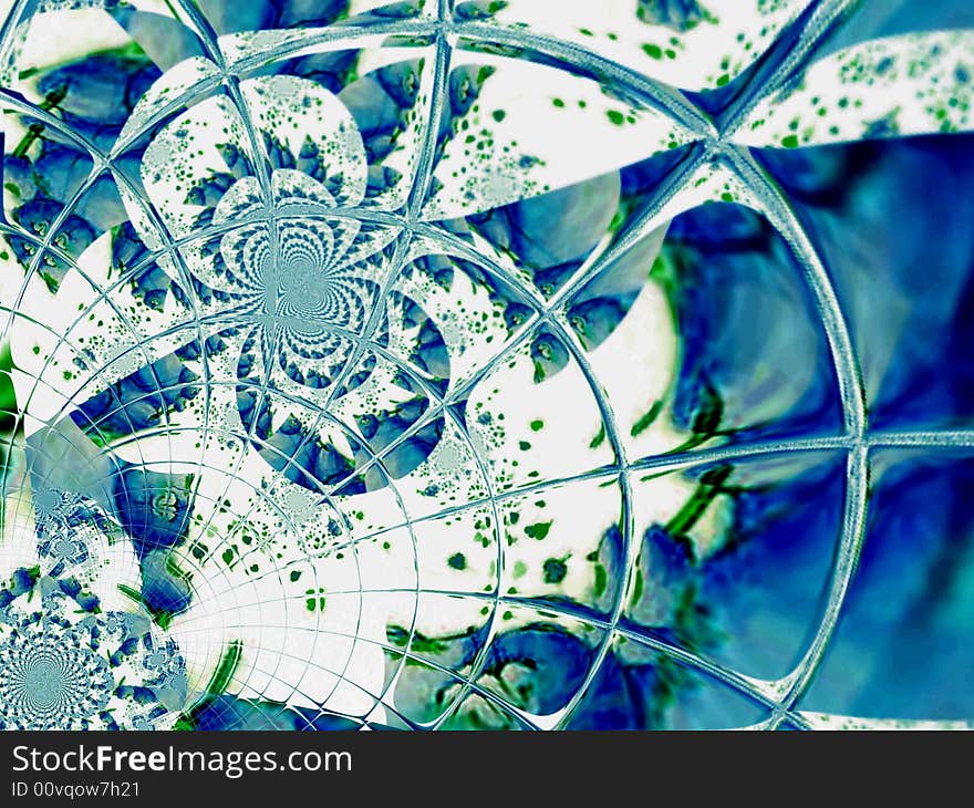 Beautiful image of an blue and white abstract background