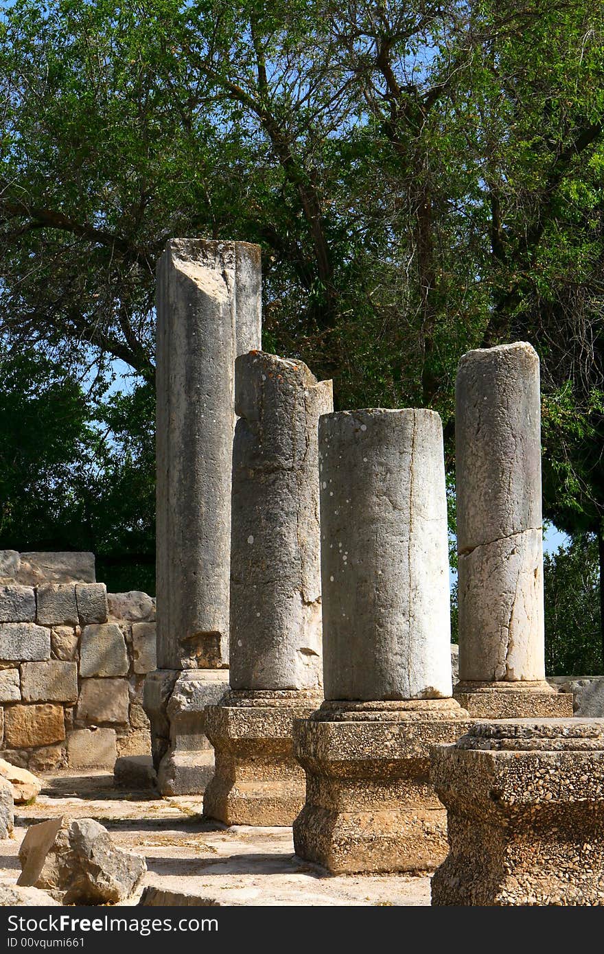 Ancient Baram synagogue in Israel