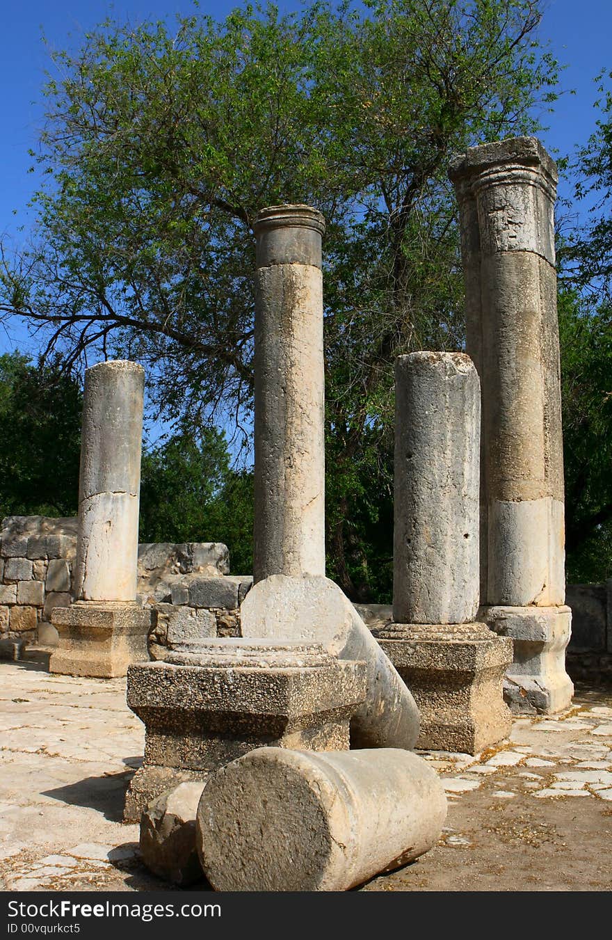 Ancient Baram synagogue in Israel