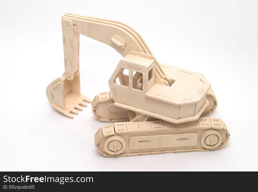 Wooden excavator