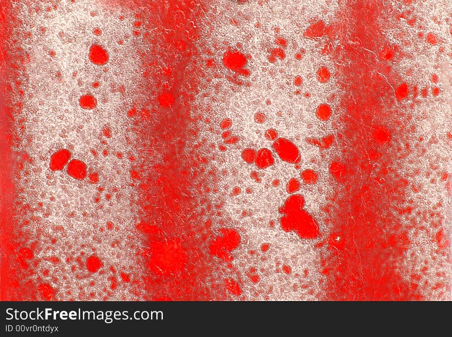 Striped background with red spots. Striped background with red spots