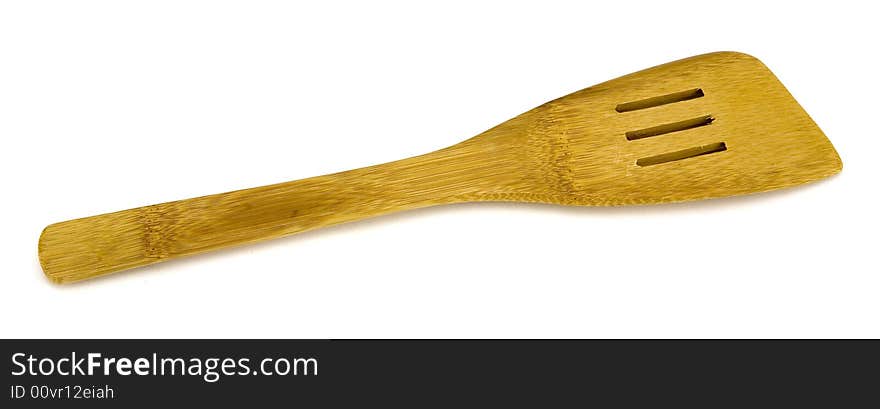 Slotted Wooden Spatula