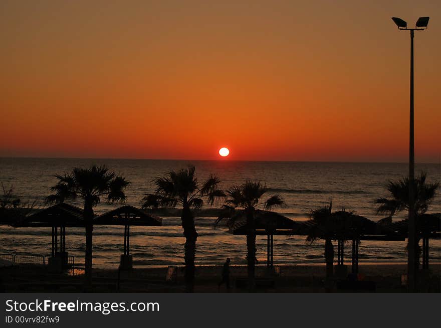 Decline by the mediterranean sea. Decline by the mediterranean sea