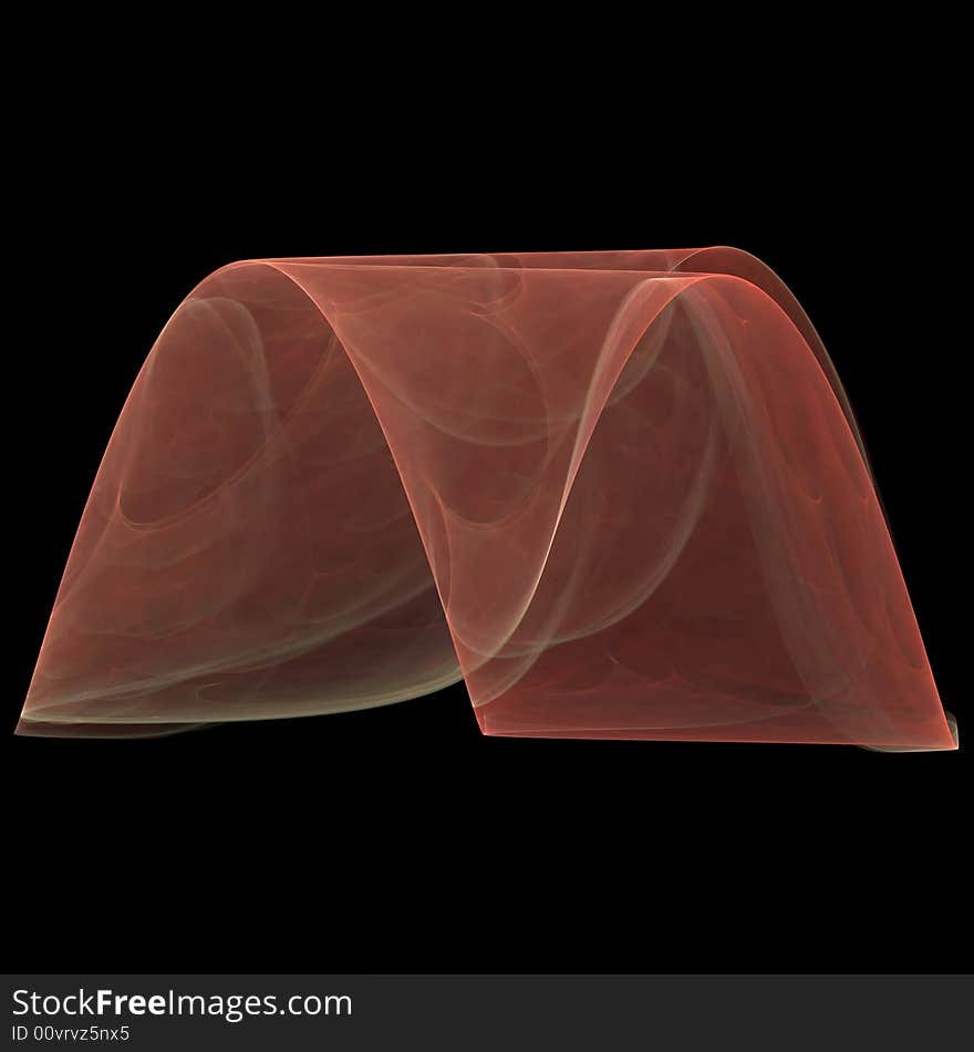 Abstract fractal image resembling origami. Abstract fractal image resembling origami