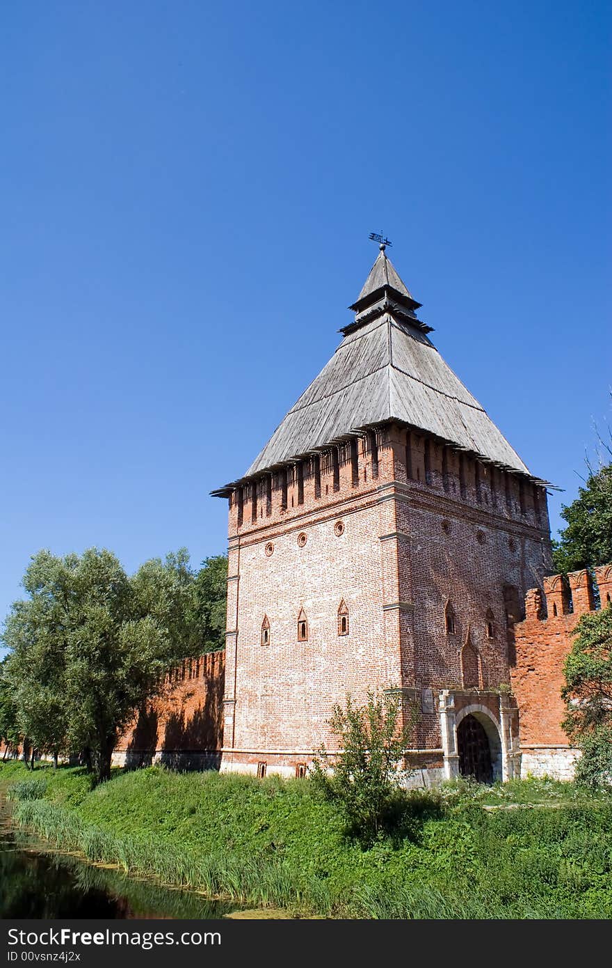 Kremlin tower in Smolensk, Russia