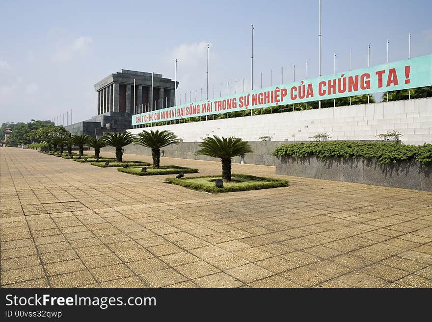 Ho Chi Minh - Mausoleum Hanoi, Vietnam