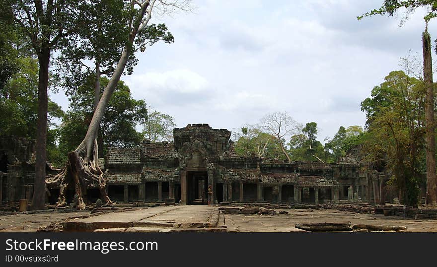 The angkor wat complex cambodia