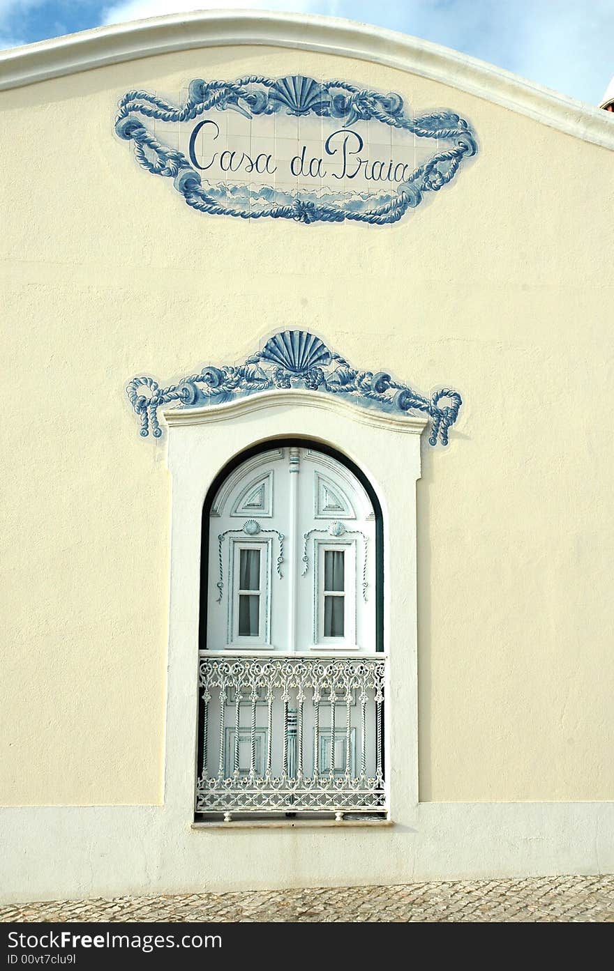 Portugal, Ericeira: the typical small  beach houses from this region. Portugal, Ericeira: the typical small  beach houses from this region