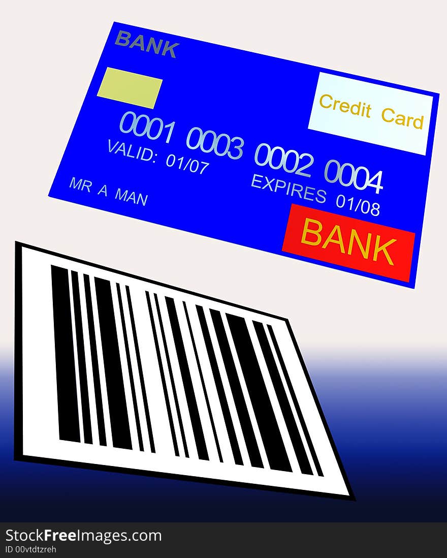 Credit Card And Barcode 5