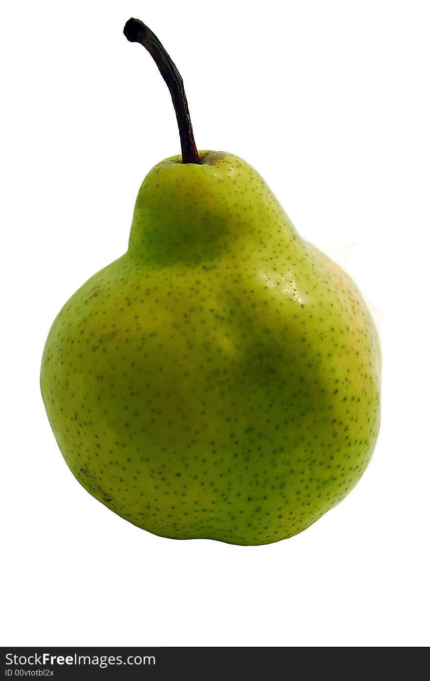 Green pear full of freshness and aroma