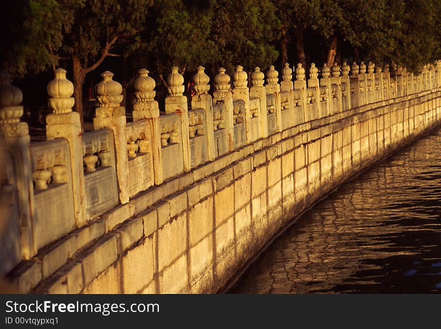 Stone Railing