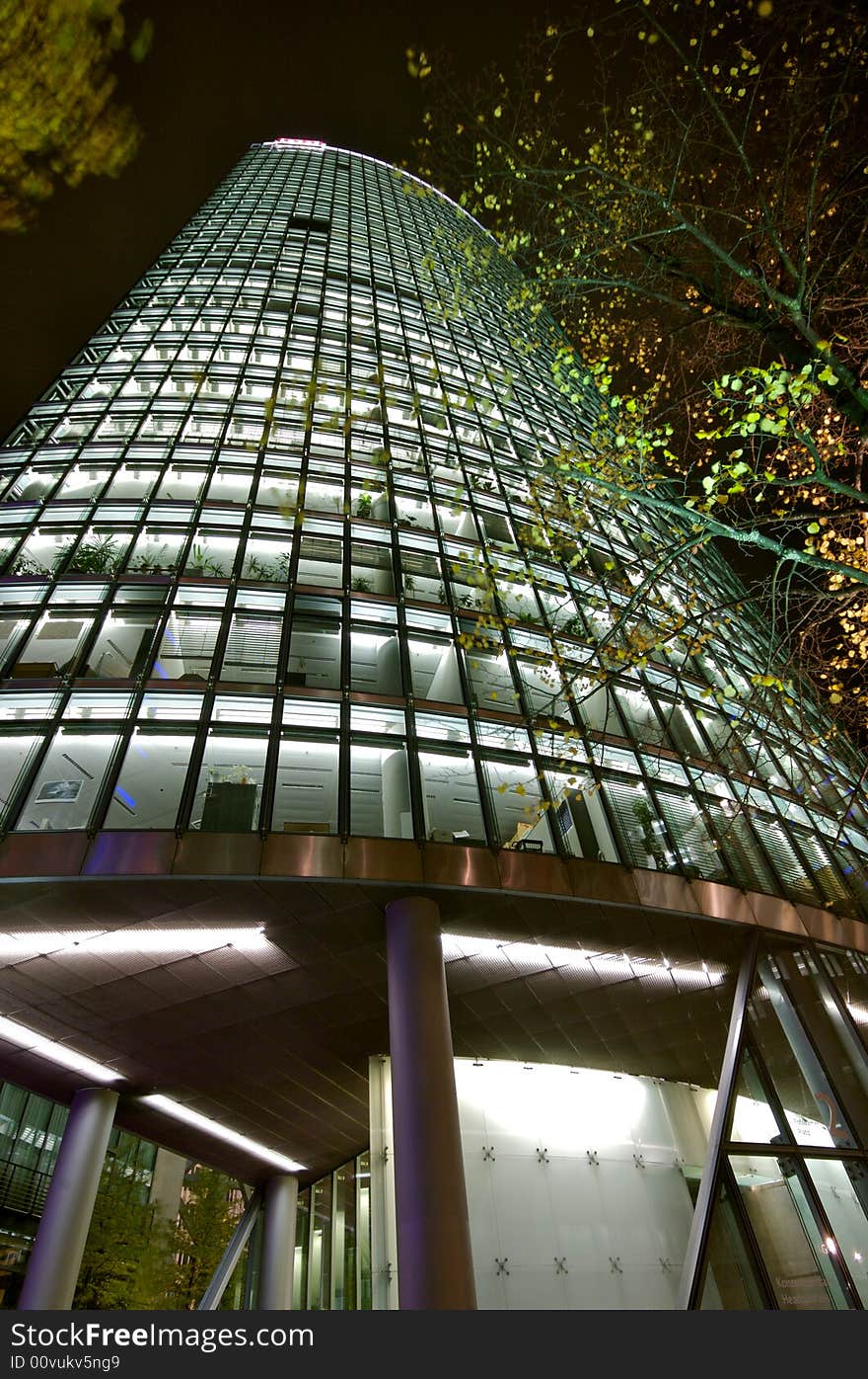 The Potsdamer Platz at Night