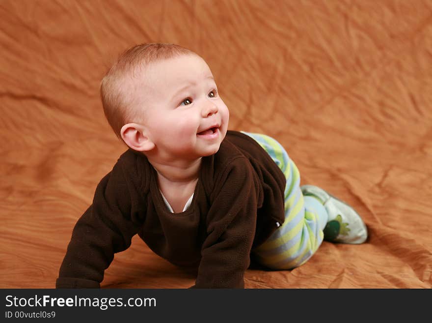 Crawling baby