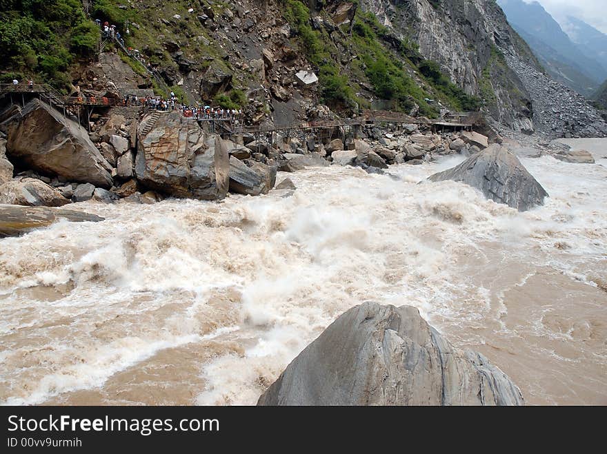 Canyon in yunnan china