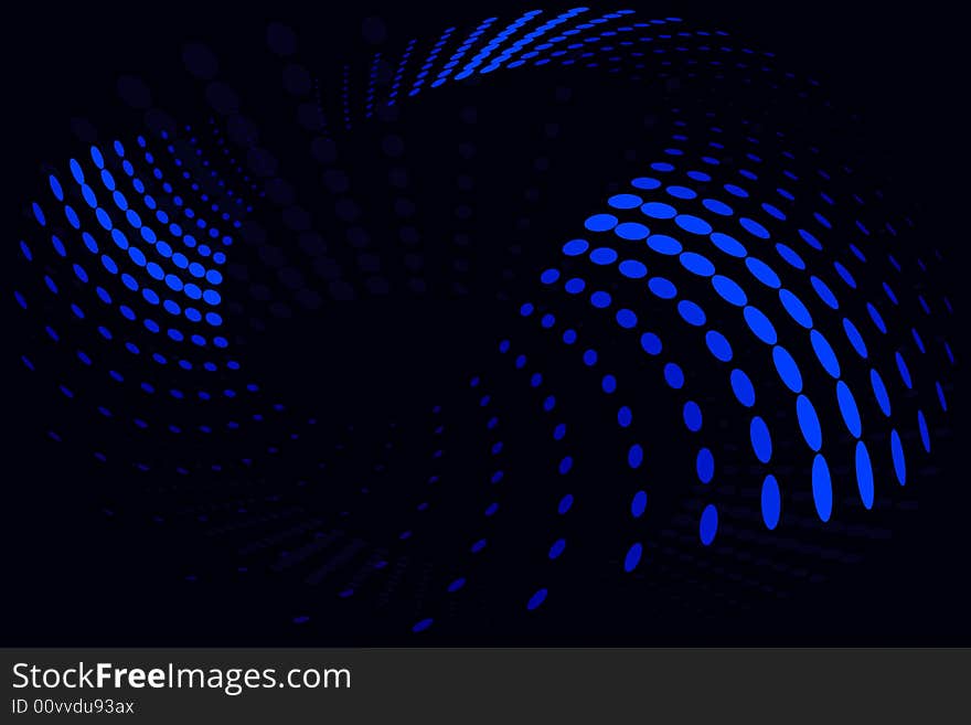 Vector illustration of abstract blue