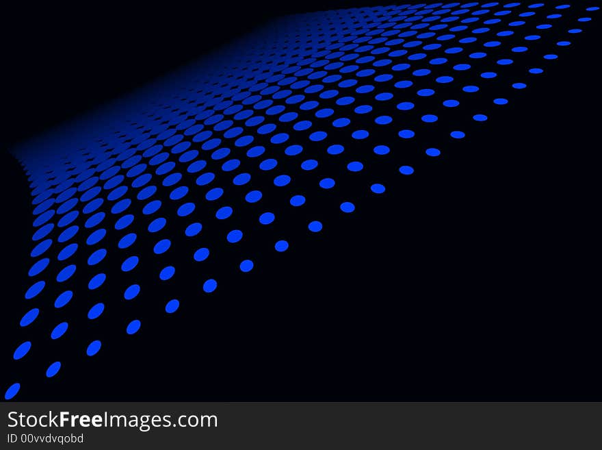 Vector illustration of blue spot pattern