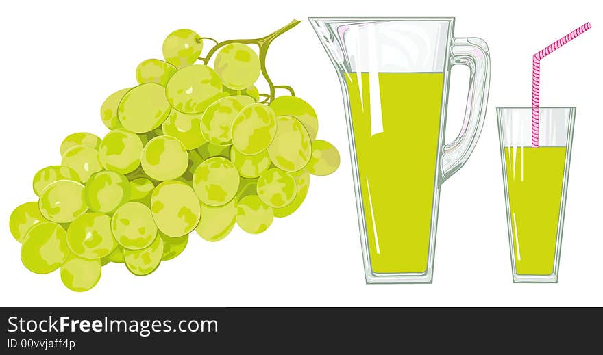 Ripe, appetizing grapes. Mature fruit. Grapes juice.