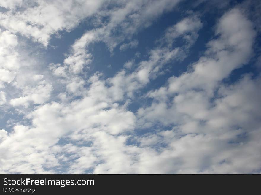 Blue sky and clouds