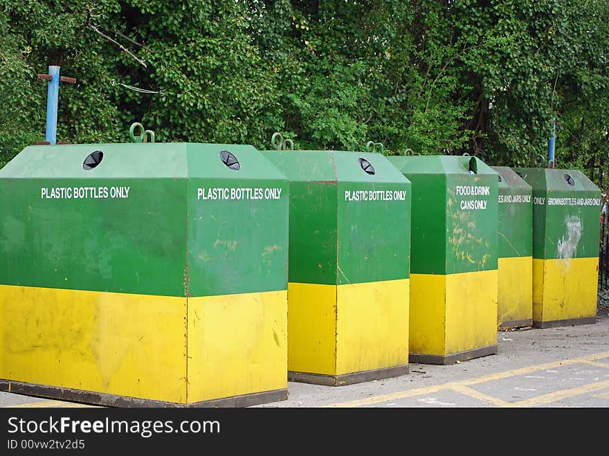 Recycling bins