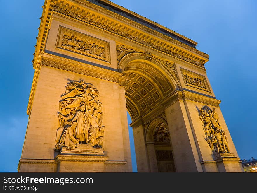 Arc de Triomphe, Paris, France