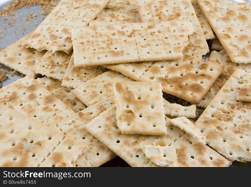 Crackers background