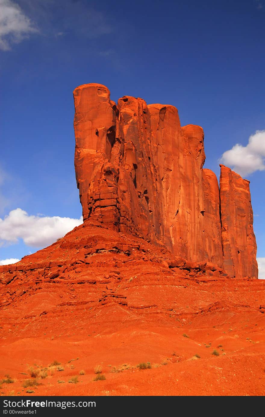 Rock formation found in Monument Valley