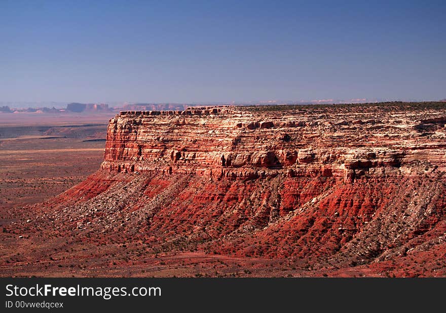 The Vermilion Cliffs found in Monument Valley