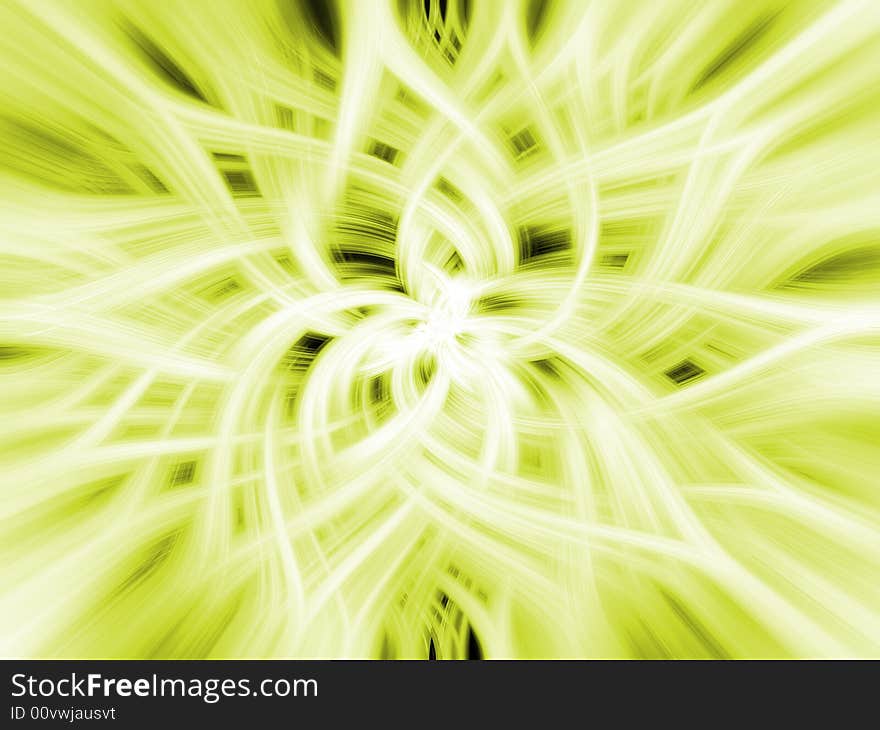 Green Interweave Background