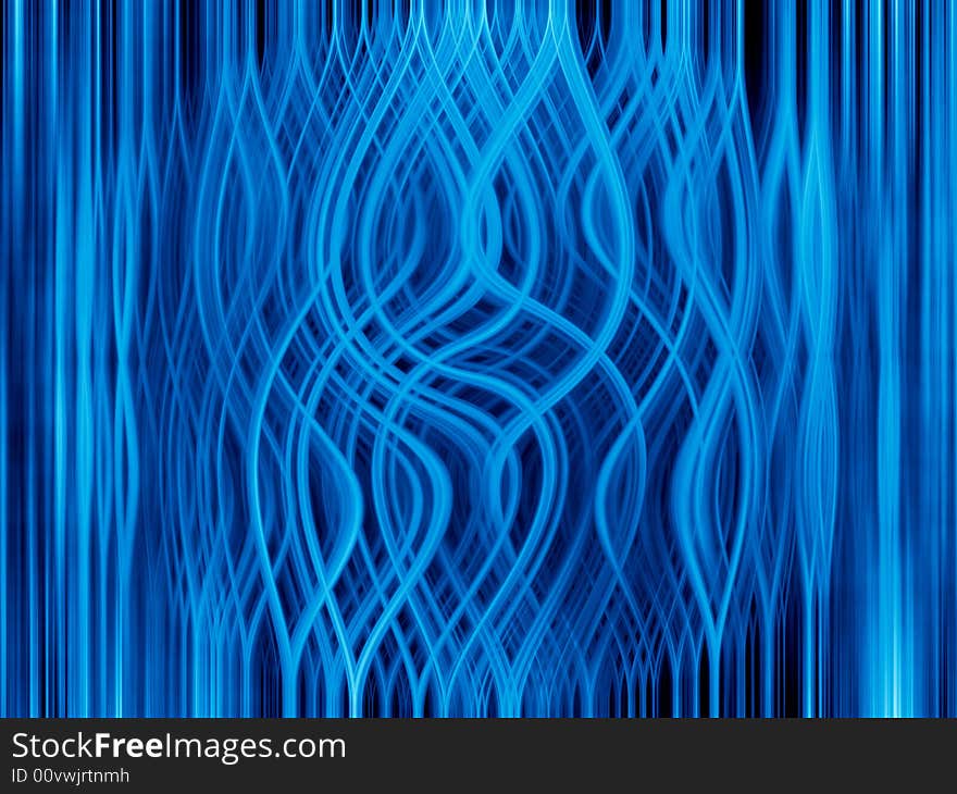 A unique blue abstract background. A unique blue abstract background