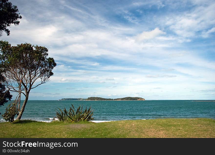 Saddle island , Mahurangi Regional Park, Auckland New Zealand