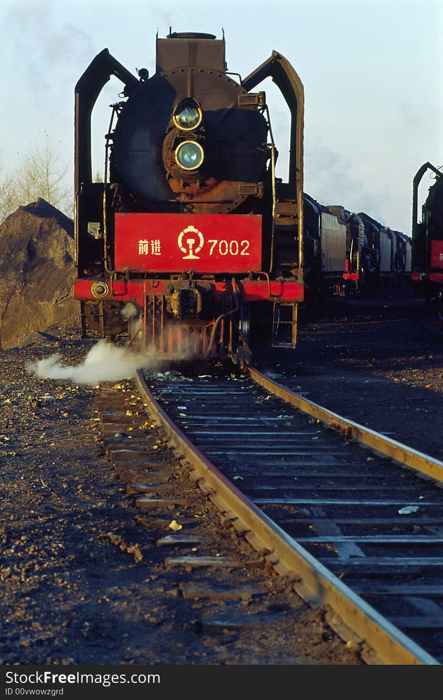 Steam train,chifeng, neimenggu, china