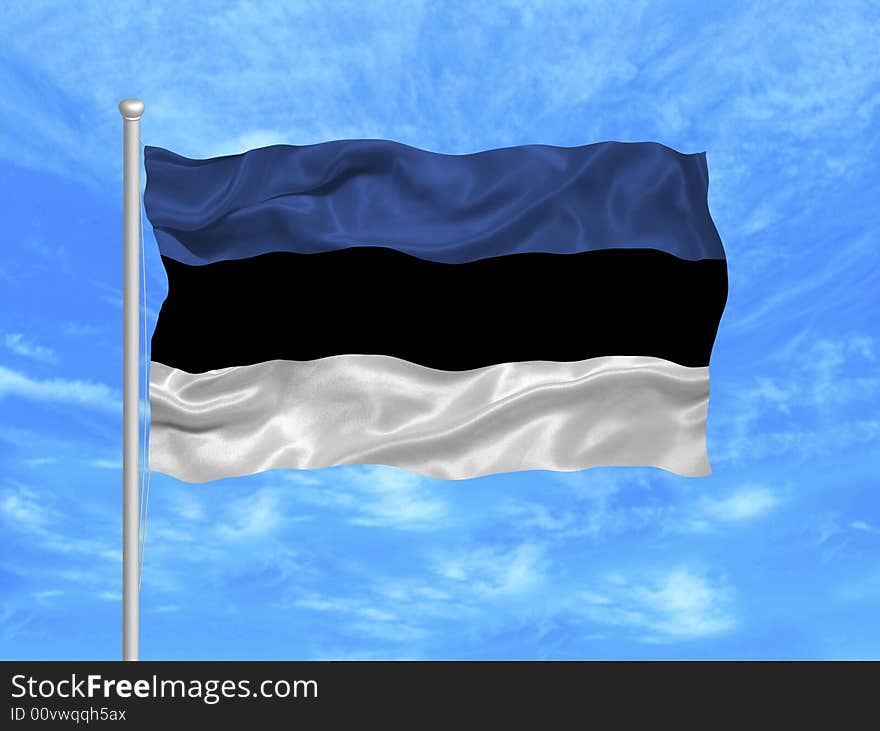 Estonia Flag 1