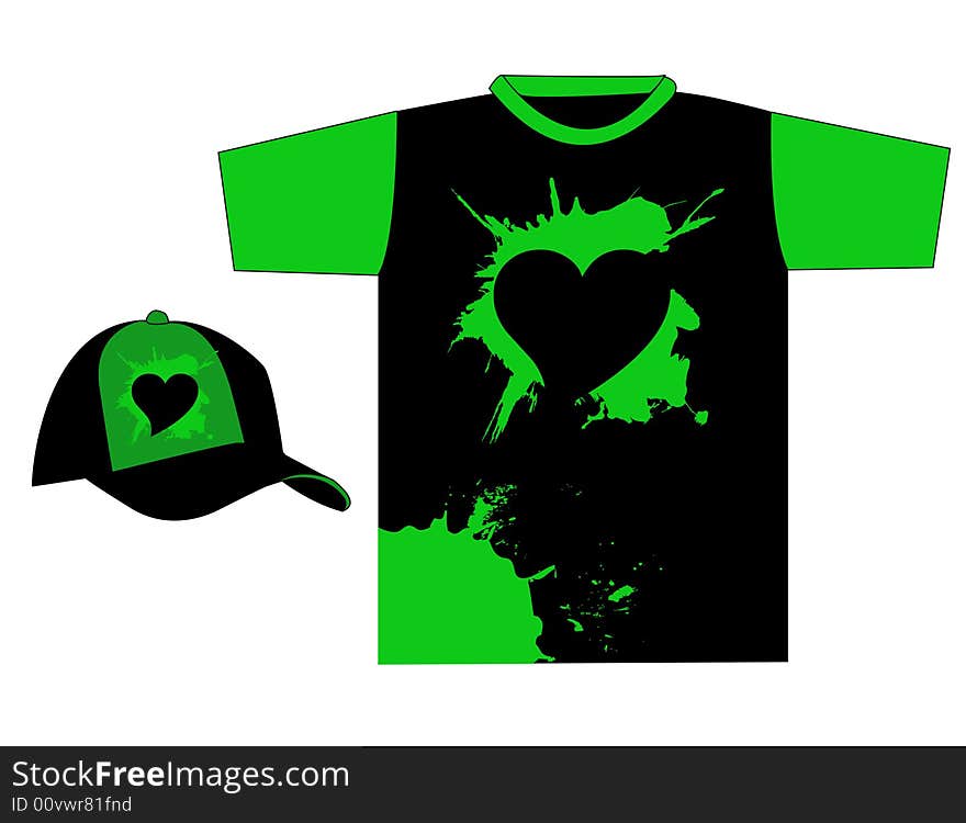 Stylish t-shirt design vector