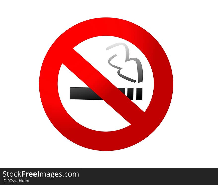 No Smoking Sign Vector