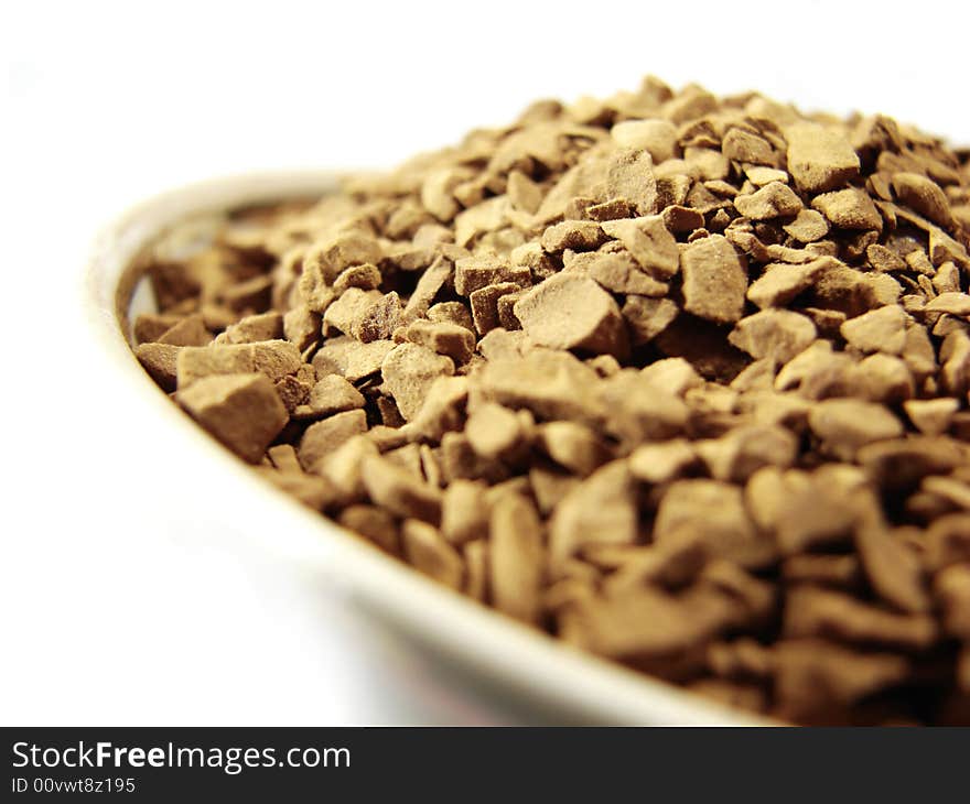 Instant Coffee Granules Closeup 4