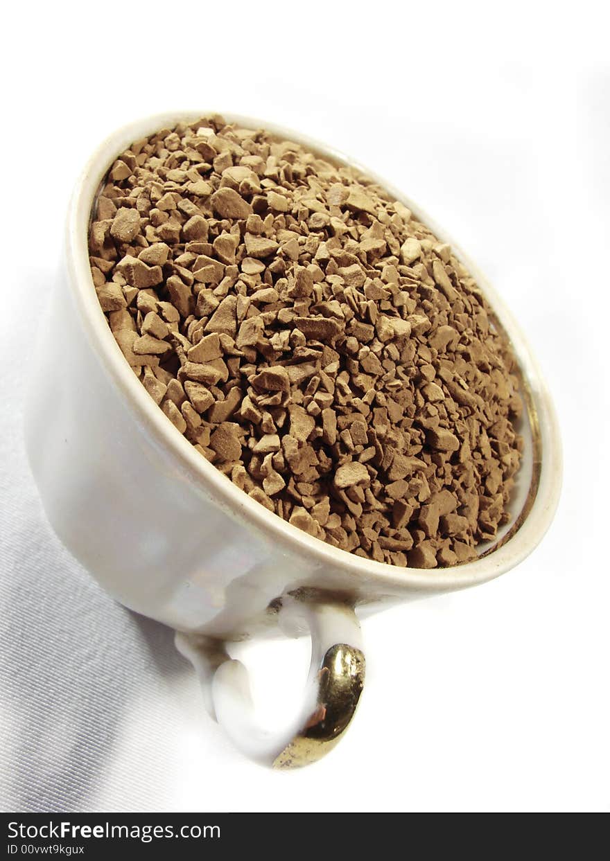 Instant Coffee Granules Closeup 3