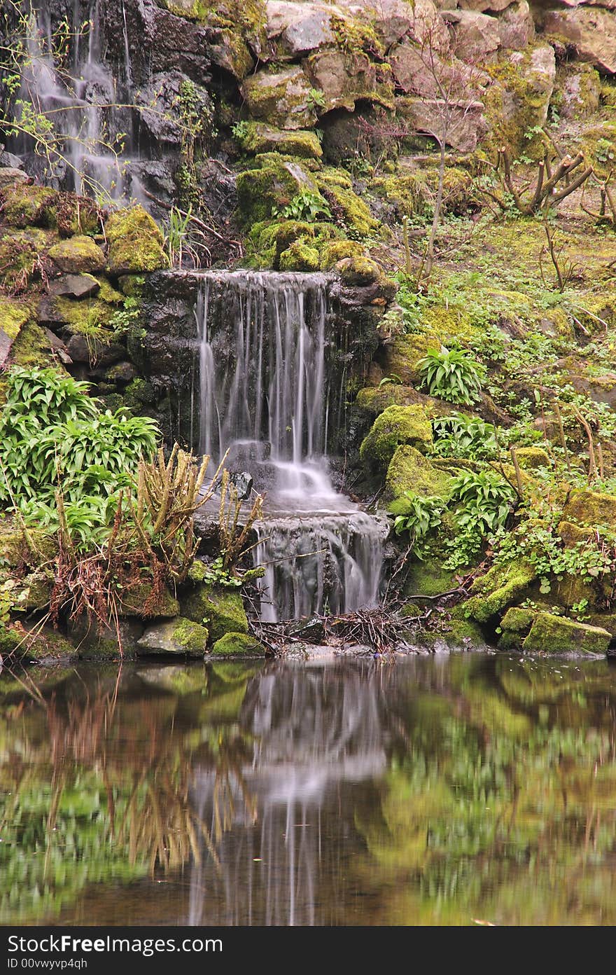 Waterfall and Pond