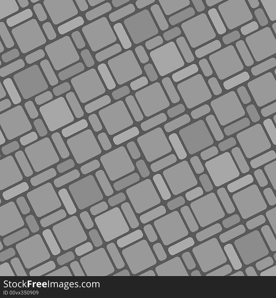 Seamlessly vector wallpaper with block-stones. Seamlessly vector wallpaper with block-stones