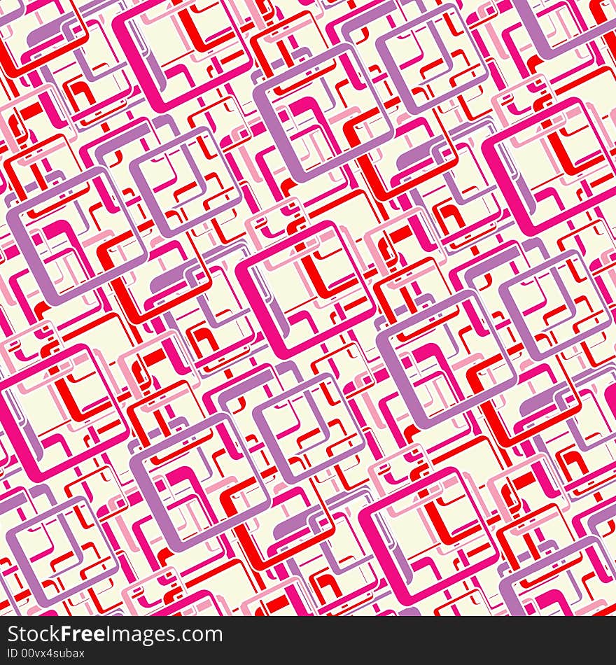 Seamless vector texture with rounded rectangles. Seamless vector texture with rounded rectangles