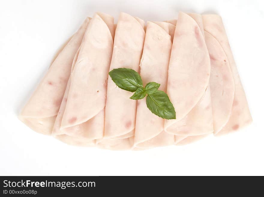 Slices of ham