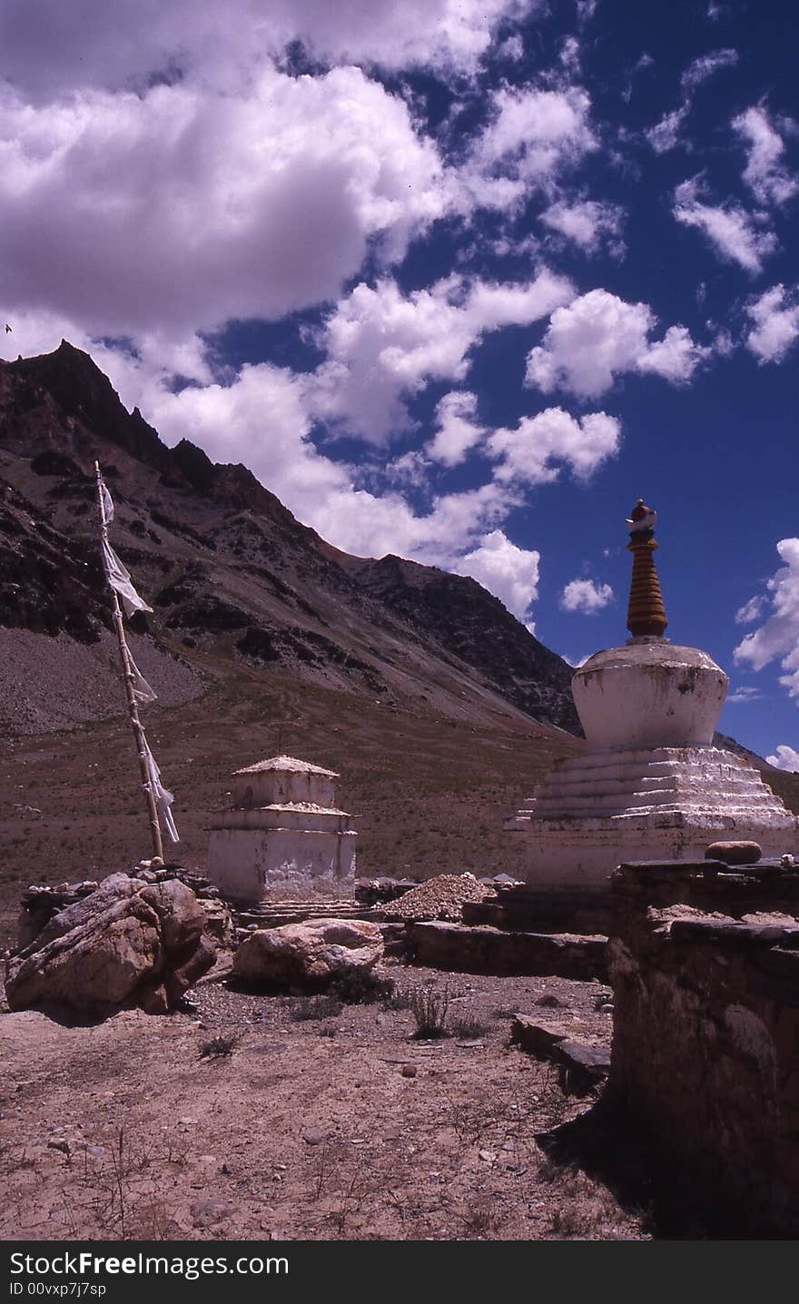 Monastery in ladakh,north of india